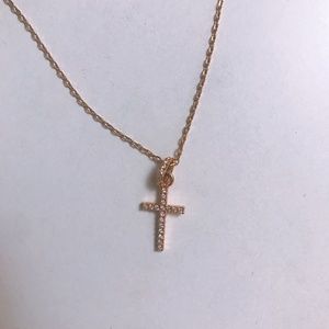SWAROVSKI MINI CROSS PENDANT NECKLACE
